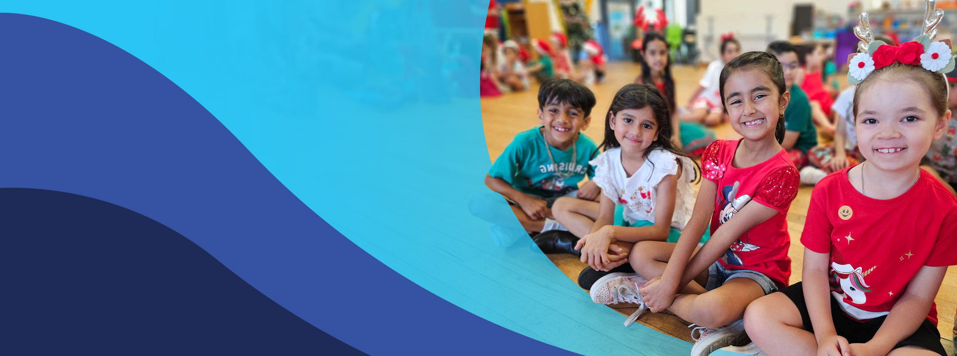 Students dressed up for their Christmas concert at St John's Primary School Riverstone