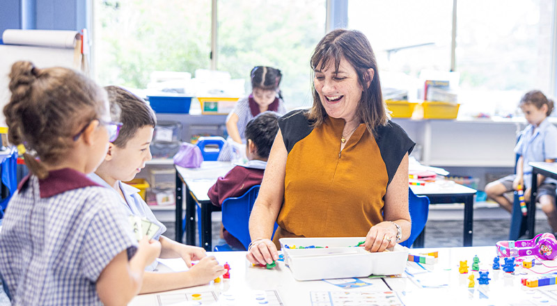 Jane Misek, the school principal of St John's Primary School Riverstone
