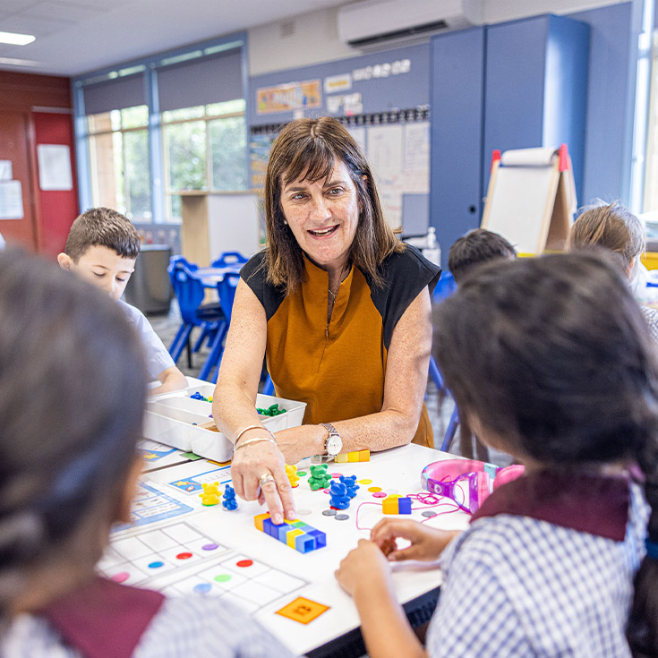 Jane Misek, the school principal of St John's Primary School Riverstone